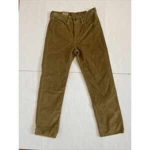 Levi's Men's Low Pro Mid Rise Straight Leg Corduroy Tan Brown Jeans Size 27 X 30